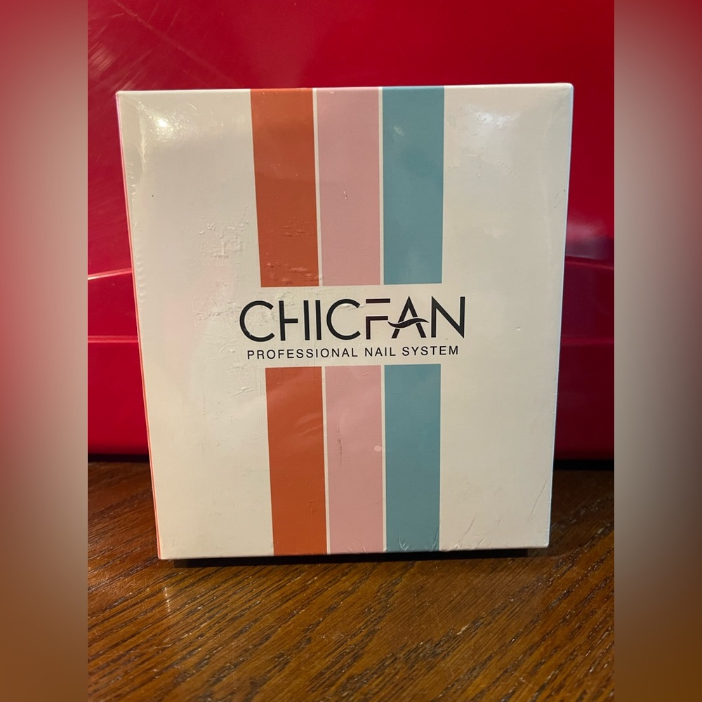 CHICFAN Professional Nail System- Acrylic 4 piece Color Powder Set - Sealed NEW